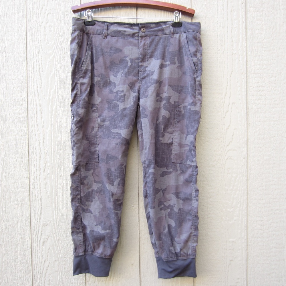 Prana Sky Canyon Jogger Pant Women's 14 Gravel Camo Hiking Outdoor camping